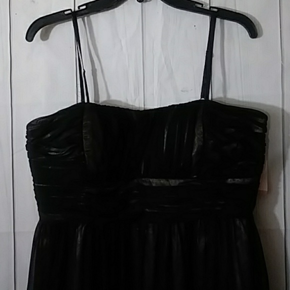 Dress Barn Collection Gown Goth Mob Wife Grundge size 14 black evening gown - Picture 2 of 8